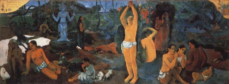 Paul Gauguin Wher kommen wir wer sind wir Wohin gehen wir Sweden oil painting art
